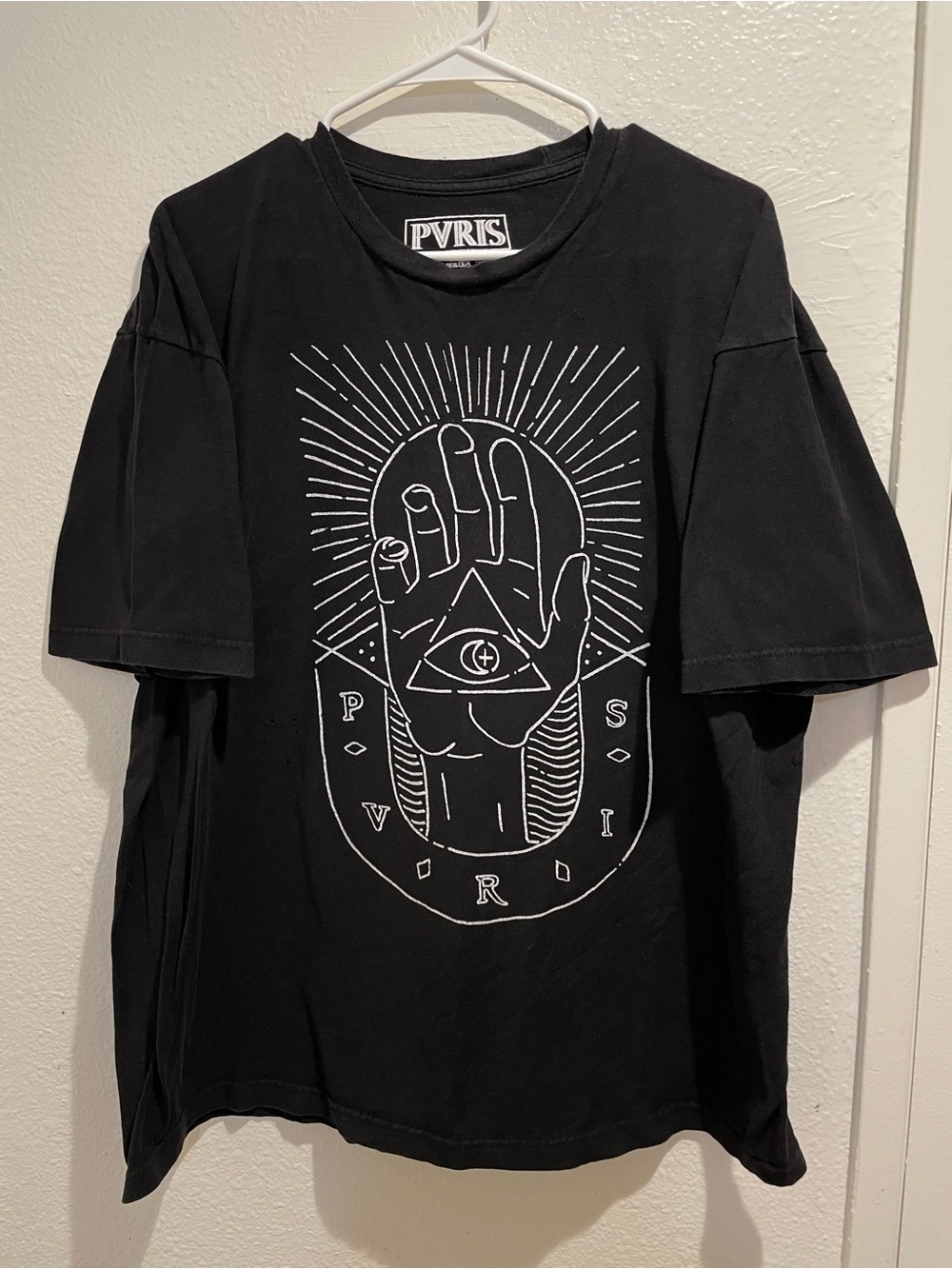 PVRIS Occult Hand Graphic Band Tee XXL | Oversized Streetwear